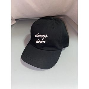 NWT VS PINK Black Campus Baseball Cap